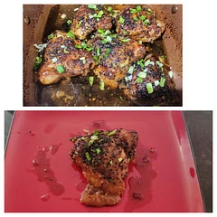little bit more work than I was expecting but definitely worth it. chicken was moist and full of flavor and the sauce was fantastic.