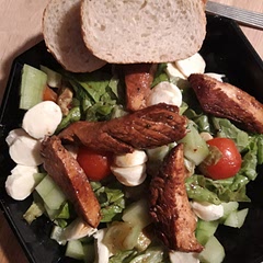 We added cucumber, it was delicious.