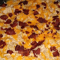 So simple fast weekday dinner. Beats a box for sure.