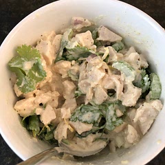 Amazing! I love lemon so I squeezed a whole lemon in. I also substituted chopped red onion and cilantro for the green onions and parsley.