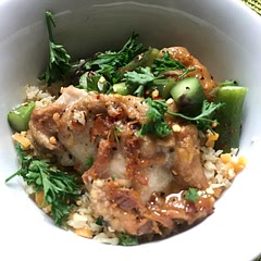 Made this for my moms birthday dinner and it was a hit. Used cauliflower and carrot rice and added sautéed asparagus. It took me over an hour though so I’ll only be making this occasionally.