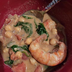 Added shrimp to mine...very runny