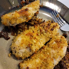 Oh my god these were amazing. We used panko instead of traditional bread crumbs and made 6 tenderloins for two people with NO LEFTOVERS. We couldn't get enough!