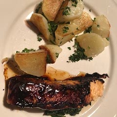 This came out great, we didn’t have coconut oil, so I used olive oil.  Also I added a candied topping to the Salmon, which although it got a little burnt was still enjoyed.