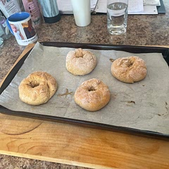 Super easy. I used wheat flour and it was moist, chewy.