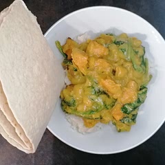 Such a tasty dish! I also added lemongrass, sweet potato and chickpeas roasted in cumin for extra texture and flavour!