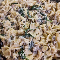 Didn't use pepper flakes because I couldn't find them