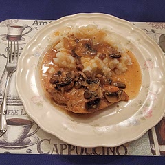 The Marsala sauce was a little thinner than I would have liked. Other than that, this meal was delicious, easy and all I needed to add was mashed potatoes. Rice or traditional pasta would have worked just as well.