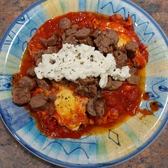 Served with spinach. Next time add greater mix of spices.