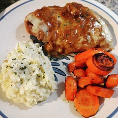 Only thing I did different from the recipe was bring the pork chops prior. This was so good!