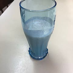 Quick recipe,nice flavor, thick, truly a smoothie, I added some ice, but if you like a little more liquid like, suggest a half cup of milk.