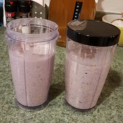 Greek yogurt black cherry. Vanilla Extract Chia seeds. And one has Cardamon added.