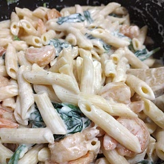 It was really simple and tasty. I did add some shrimp to it for protein.