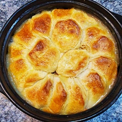 I added red potatoes to mine. It was delicious.