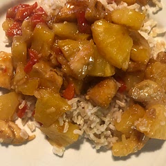 This was very good, actually tasted like some I’ve had in restaurants.  The only changes I made were based on what I had available, I used red wine vinegar, and minced garlic and ginger that were in the fridge rather than fresh.  Worked out well.