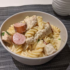 I guess I put too much chicken broth, it was like soup 😅 But it tasted good, will adjust the ingredients and try it again 👍