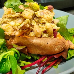 Love it, served with salad. I did switch the pine nuts for pistachios. Super filling and tasty usually make 2 portions one for the same day and the left overs for the next day. I make this often now.