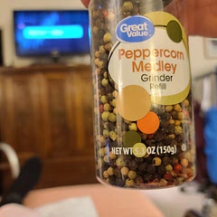 Excellent! Both my wife and grown son say 'this is the best tomato soup' they've ever eaten.  My wife and son both took places preparing it.

Cary (my son) just used very little fresh basil (all we had). He then subbed rosemary.  He then used PEPPER CORN MEDLEY. Of course he ground it up in a spice grinder. See picture.