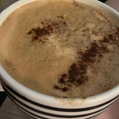 So I added cayenne pepper, used anise extract, used powdered Kenyan black tea off Amazon, and used regular 2% milk.
This is suuuper strong so I won’t make as much next time but it is very good.
Very full body.