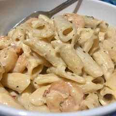 Added pepper flakes in place of black pepper. Also added pepper jack cheese.
Too much garlic for my liking.