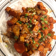 Good! The family enjoyed it and it was simple to prepare. Nice for a busy weeknight, especially when you set the rice to cook in the rice cooker in the morning so it’s done when you get home from work.