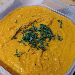 I forgot to add the bay leafs but added 2 tables spoons of allspice and an extra cup for lite coconut milk and half a cup of water.