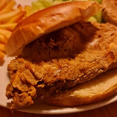 Made it as a burger, delicious. Used an air fryer with great success.