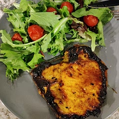 Really good, I did not have BBQ so I did it in a pan.