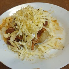 This recipe was delicious and we highly recommend. We added cheese, great if you're looking for comfort food, not great if you want something healthy :) will make leftovers, if you can control yourself