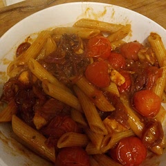 Genuinely fast, easy and tasty, with fridge/store cupboard stables. Will definitely make again.