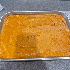 loveeed this! made it for thanksgiving and it was a hit! only thing i did wrong was opened the oven before it was done (thought it was burning) and it ended up cracking, but was still delicious! i also didn’t let it sit overnight (made it last minute) so it was a little runny, but still amazing. 10/10 recommend making this.