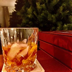 I have so many persimmons right now! Besides eating them raw, I tried them in an old fashioned and I have to say, I might be a genius.