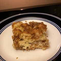 Not the prettiest looking but so good! It’s definitely a trust the process recipe, batter was pretty thick and I had to add ten minutes to the uncovered bake time but it came out great!