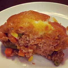 Made with ground turkey and cauliflower potatoes.