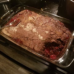 Made mine with Strawberry pie filling