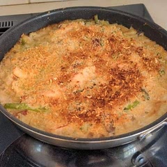 Loved it. Cooke asparagus with the onion and mushroom. Not usually a mushroom fam but was yummy in this recipe. Will make again.