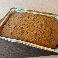 It was a bit difficult to grind almond nuts (with a coffee grinder) but overall the result is great! Also taking into a consideration the cost of all ingredients - it’s as rather expensive bread (or I’d call it a cake actually).