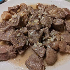 Not sure if I did anything wrong, it doesn't look like the photo from the recipe. I added the exact quantity of butter but it looks so wet. The meat started to be overcooked. Might try it again but definitely need adjustments...