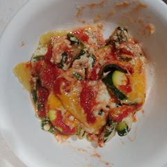 Delicious!  Very colorful and tasty!  And very filling.
