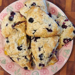 Amazing recipe, quick and versatile. My family asks for it pretty much every day. The single longest part is grating the butter but it's totally worth it.