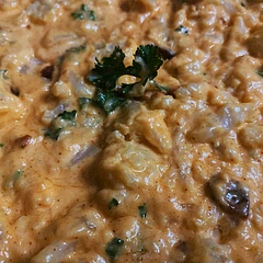 Great way to make a heavier "mac" with no carbs. The little kick to it is great.