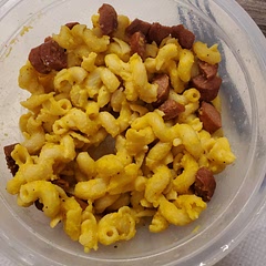 Easy to make, I added some ham to give me extra protein, has plenty of flavor and fills you up.