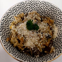 This was delicious! I skipped the spinach and double the amount of pre-cut mushrooms. Will make again.
