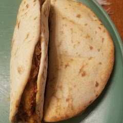I did not have taco seasoning but I did have refried beans with chorizo. I used that along with shredded cheddar and it was delightful!
