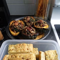 Woops I tapped something and my review disappeared lol, anyhoo the family loved this & it goes with all the traditional holiday sides. Btw I used cranberries instead of pomegranates, a bit of maple syrup I think.