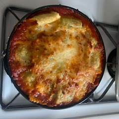 This is my new go-to with some baked garlic bread!