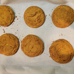 These are so good. Slight crisp to the outside with a chewy center.