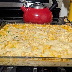 Added Serrano peppers to one side and used white cheddar instead of Monterey jack.
