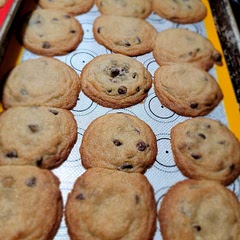 Absolutely delicious! They spread out a little more than I had hoped but they taste amazing!