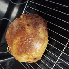I used a ninja Max, basket style Air Fryer
I used the Bake setting and baked it for 30 minutes at 325° . I covered with foil for 25 minutes and then I removed the foil for the last 5 minutes to let the top brown.